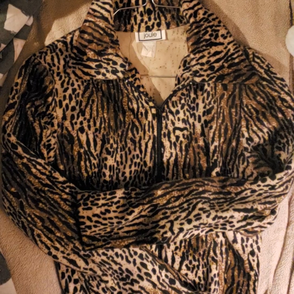 Furry Jacket with Front Full Zip